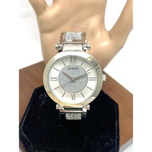 Guess Women's Watch U1288L1 Quartz Swarovski Dial Silver Stainless Steel 36mm